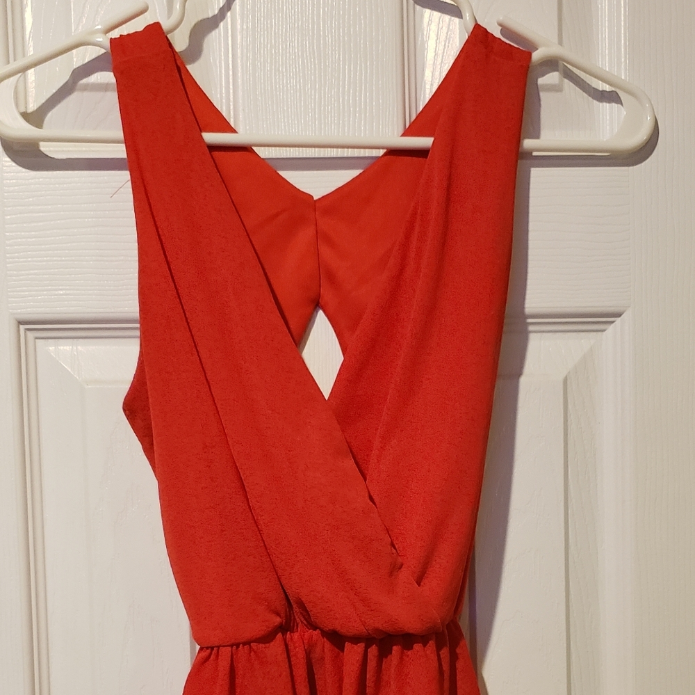 Red tank top